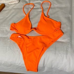 NWT Blaze Orange Swimsuit